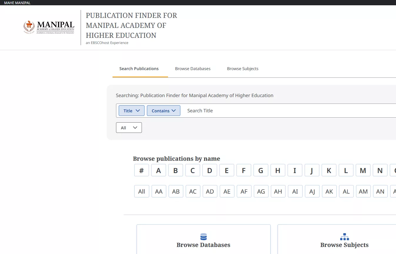 Publication Finder